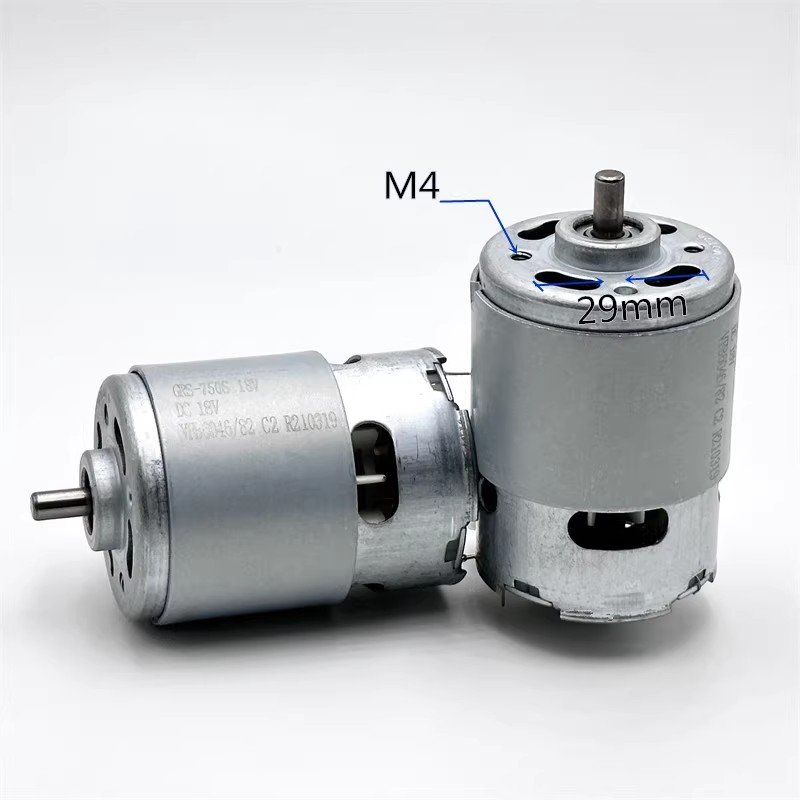 Dc Motor - 18V RS-750 High-Speed DC Motor for