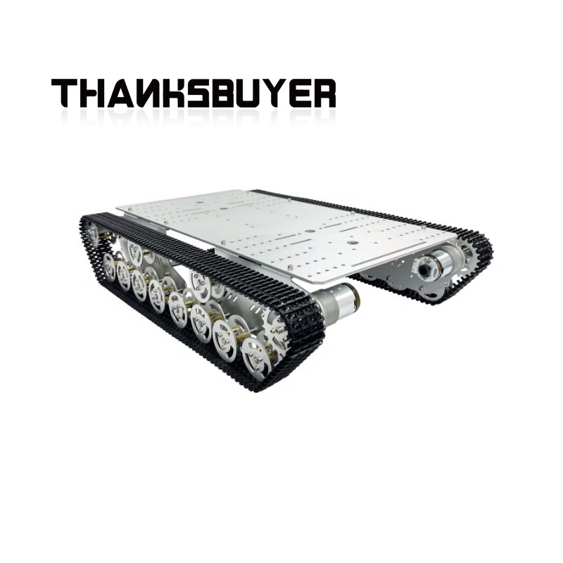 Tracked Robot Chassis - Thanksbuyer Silver/Black R3 T800S Entry-Level Tank