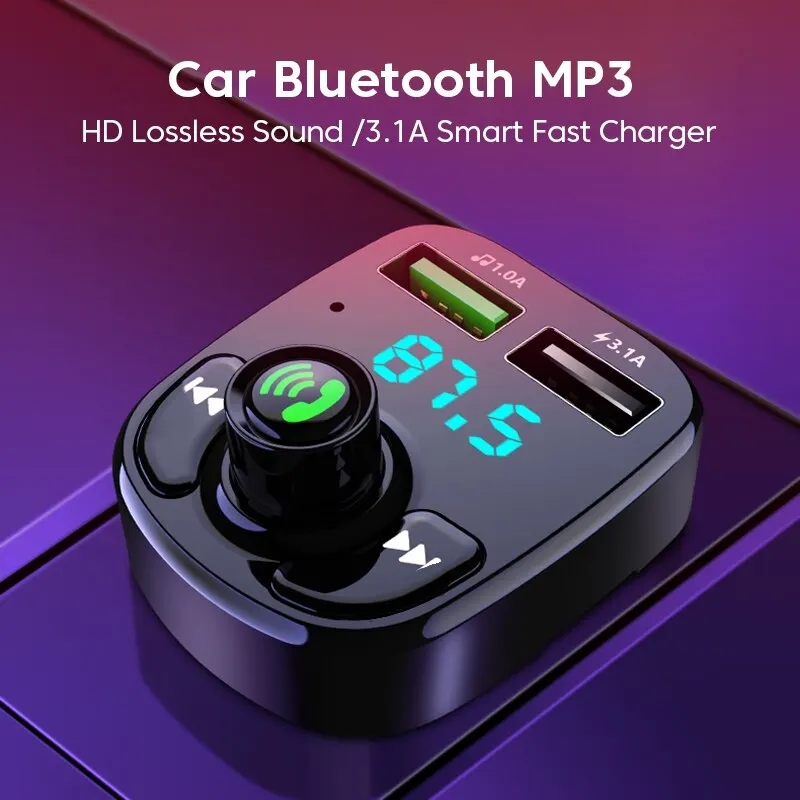 Robot Bluetooth Car - LED MP3 Car Bluetooth FM Audio