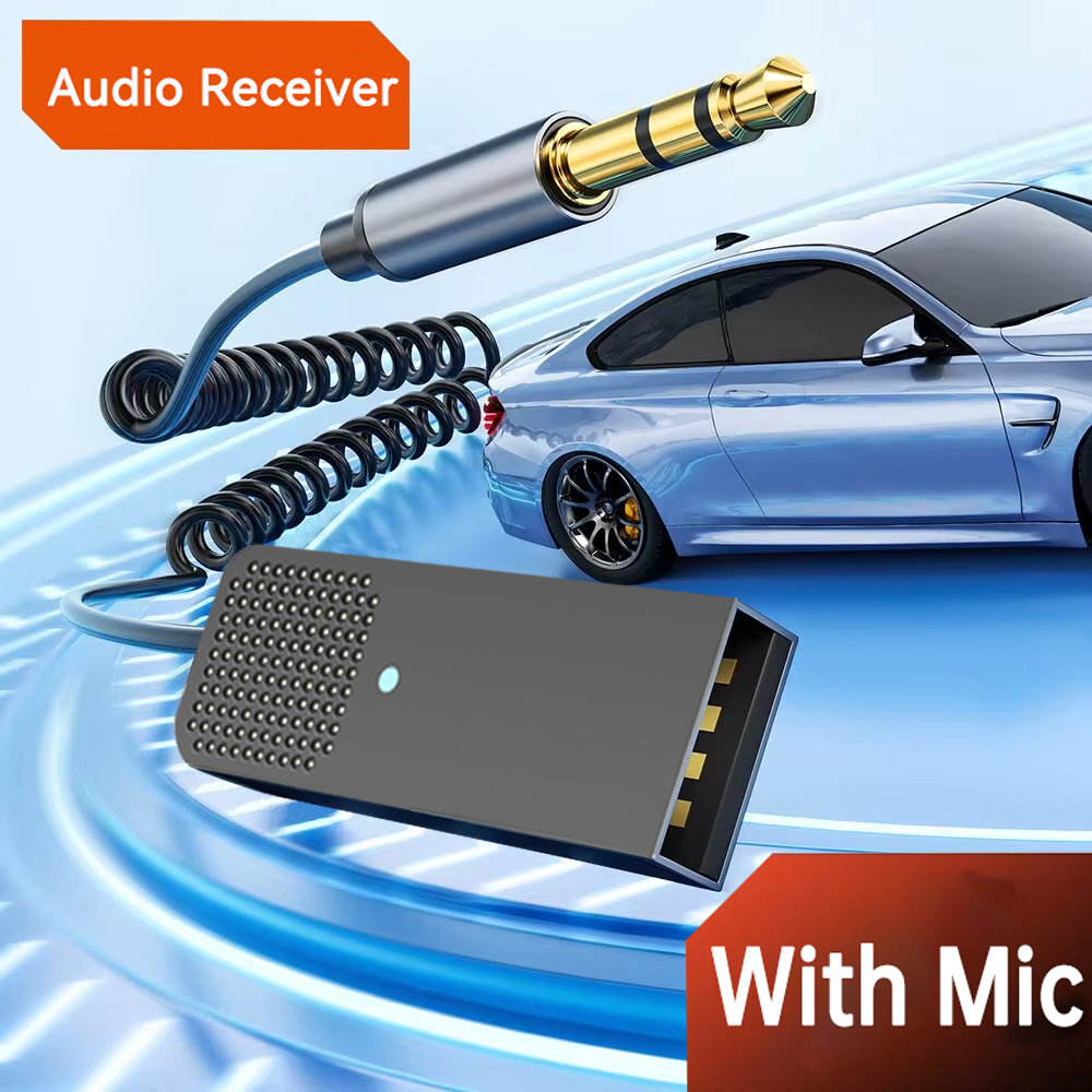 Robot Bluetooth Car - New Upgrad Bluetooth Car AUX Adapter