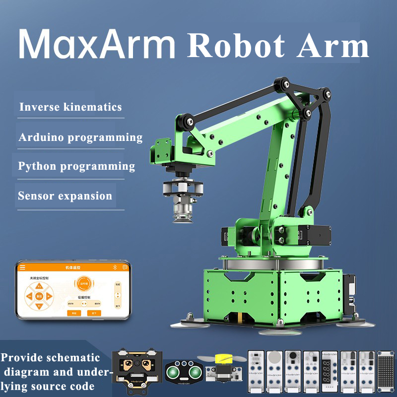 Robot Arm Metal - Hiwonder 5 Axis Robot Arm MaxArm