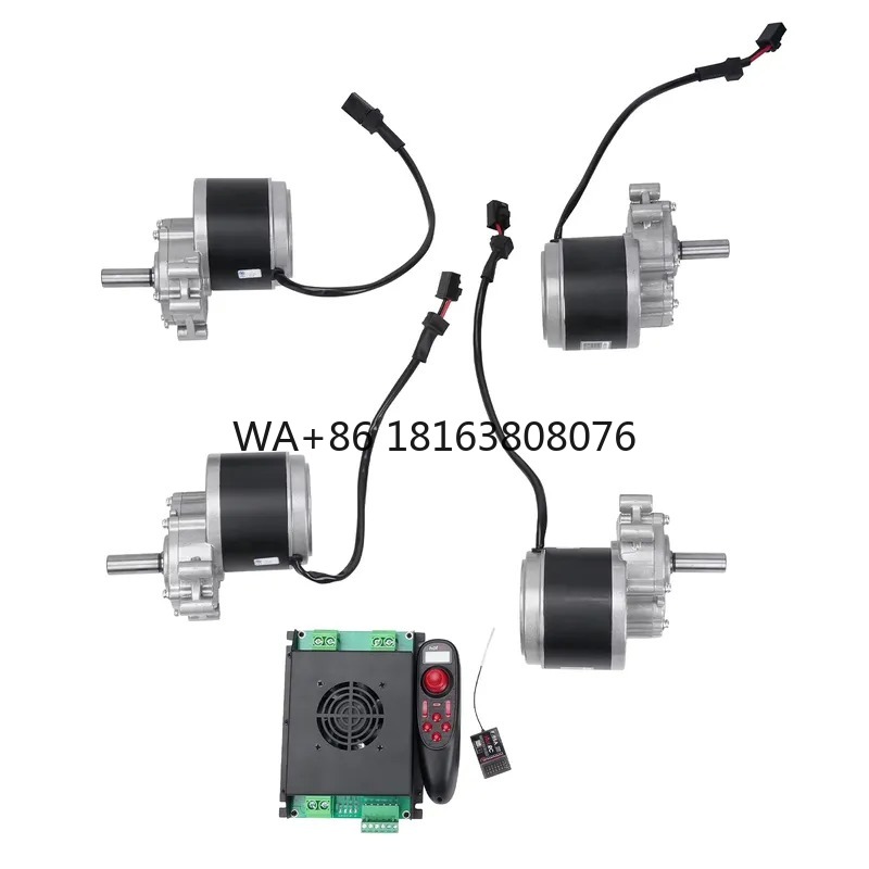 Robotics Kit - 4WD Brush Gear Motor Kit 24V
