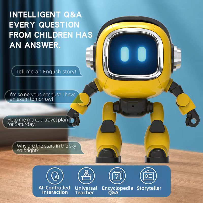 Ros Robot - Ai Intelligent Robot Toy Multilingual Voice