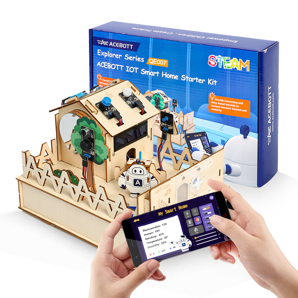 Microbit Robot - ACEBOTT DIY Smart Home Kit for