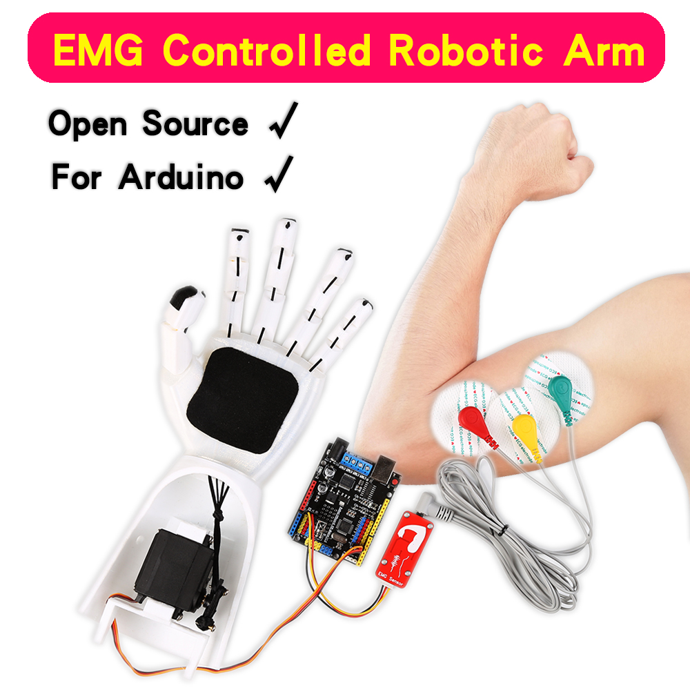 EMG Sensor Robotic Arm Electri - Arduino Robot ulasan dan harga