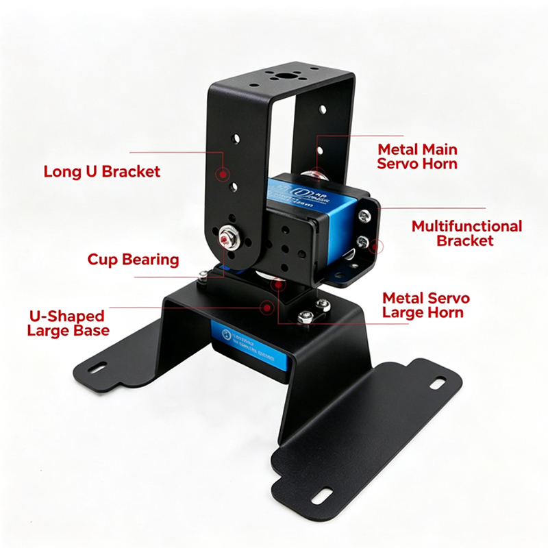 2 DOF Pan Tilt Bracket Kit Met - Servo Pan Tilt ulasan dan harga