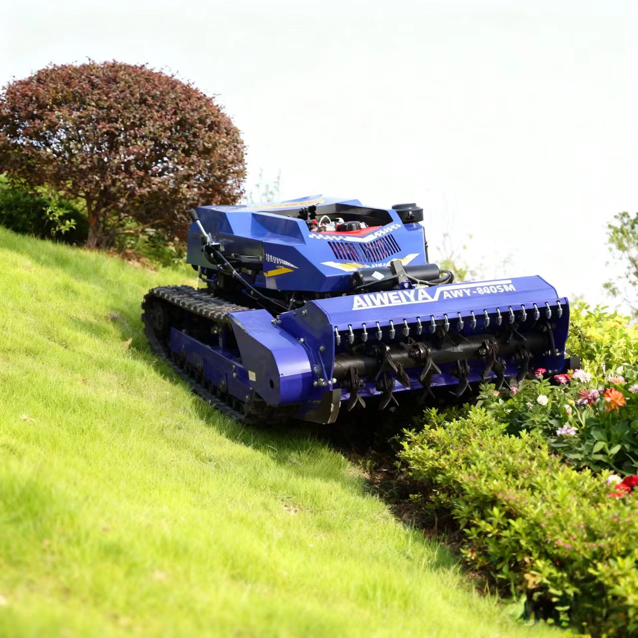 Customized Petrol Lawn Mower A - Robot Chassis ulasan dan harga