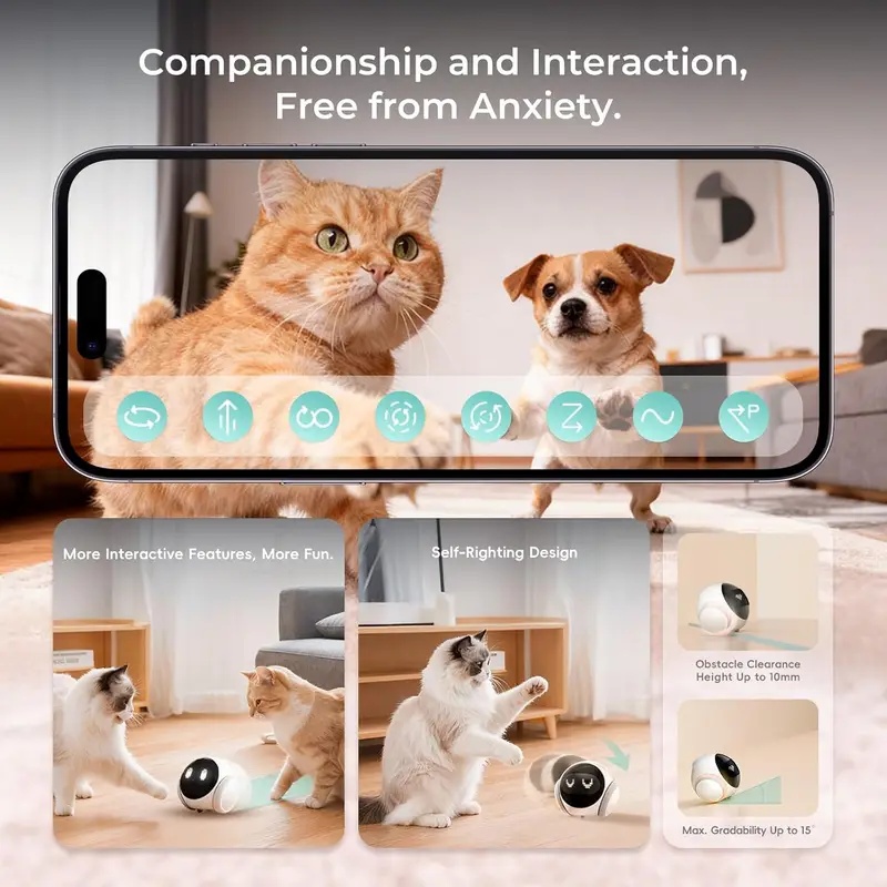 Movable Indoor Pet Robot Camer - Ros Robot ulasan dan harga