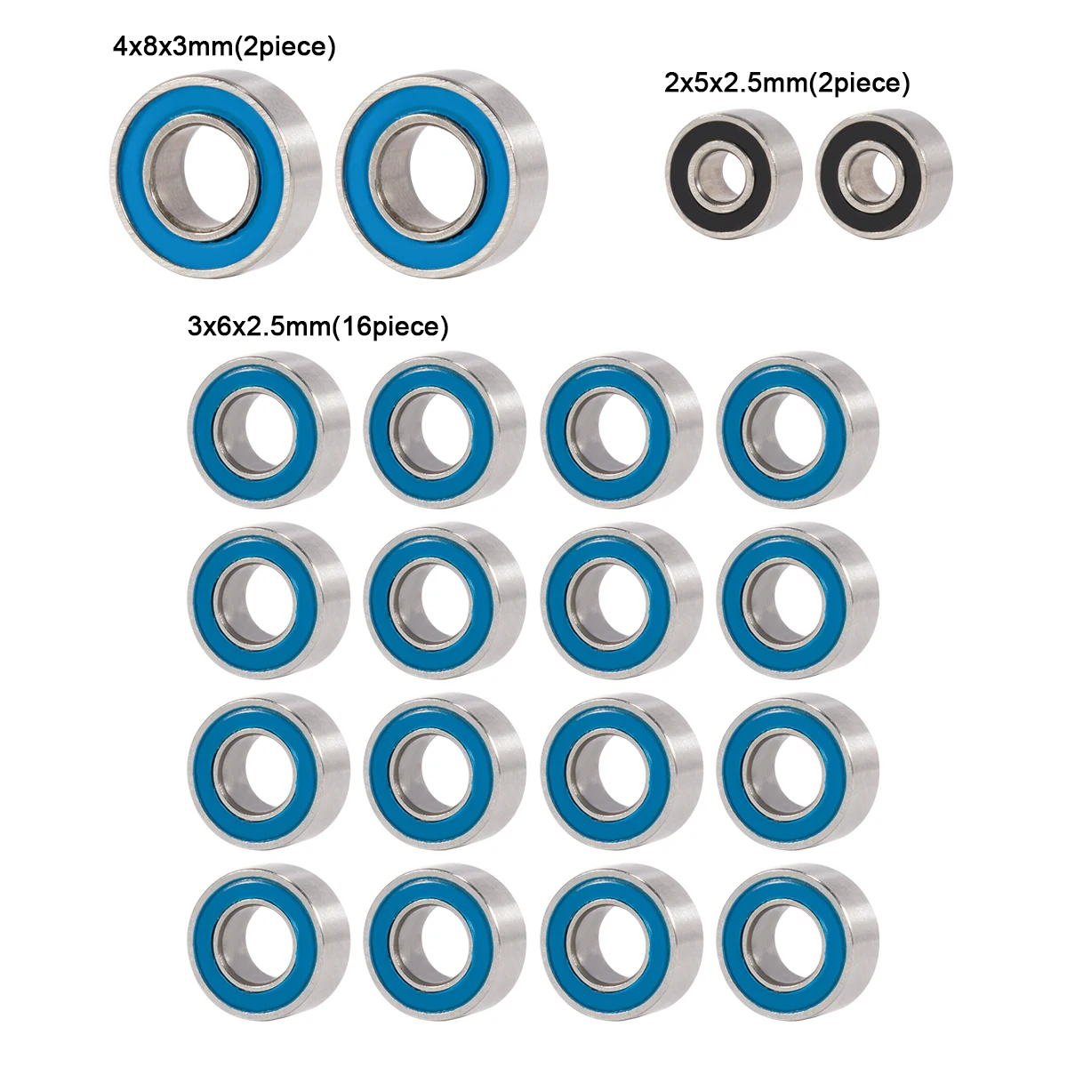 20Pcs Sealed Ball Bearings for - Robot Car Kit ulasan dan harga