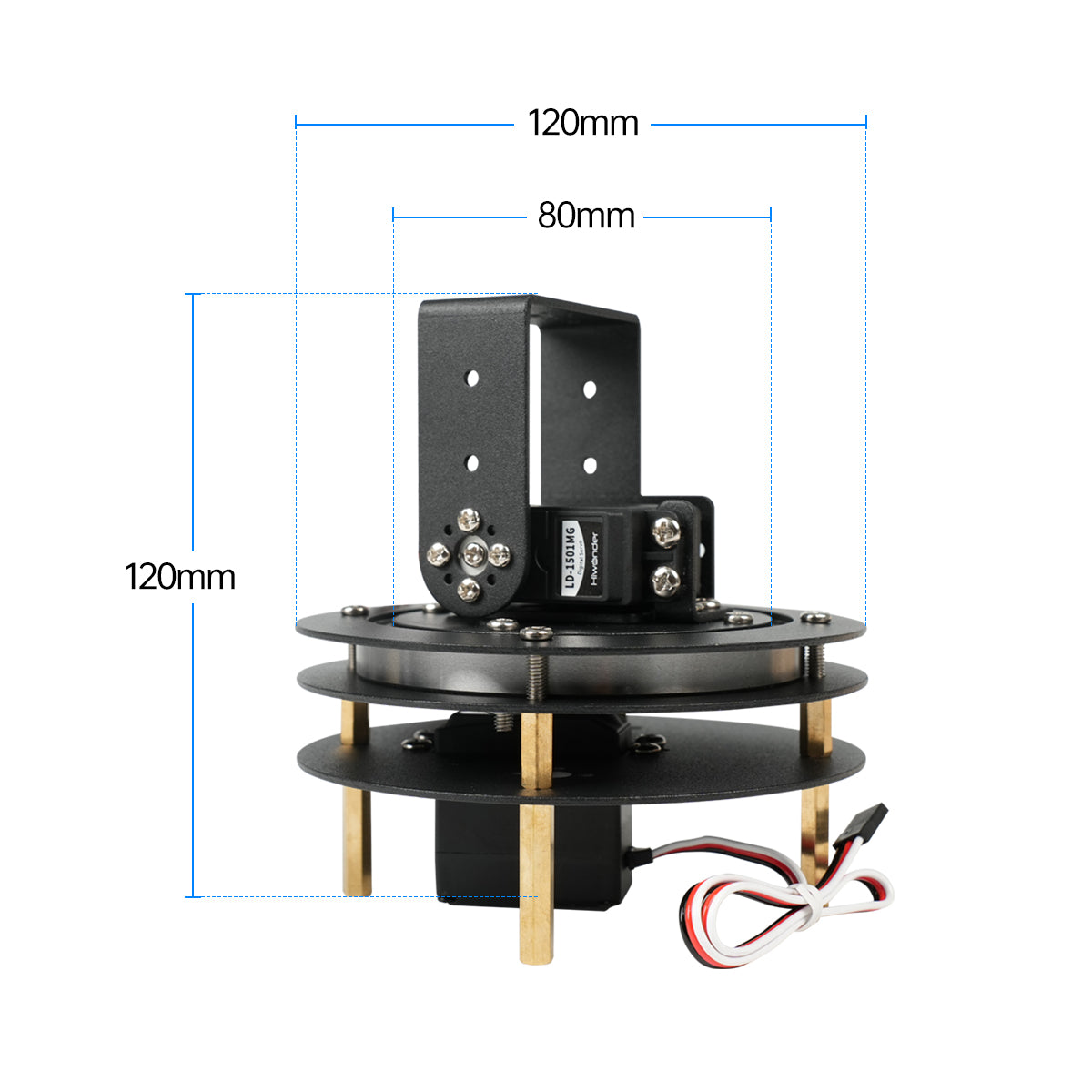 Hiwonder Unassembled 2 DOF Pan - Servo Pan Tilt ulasan dan harga