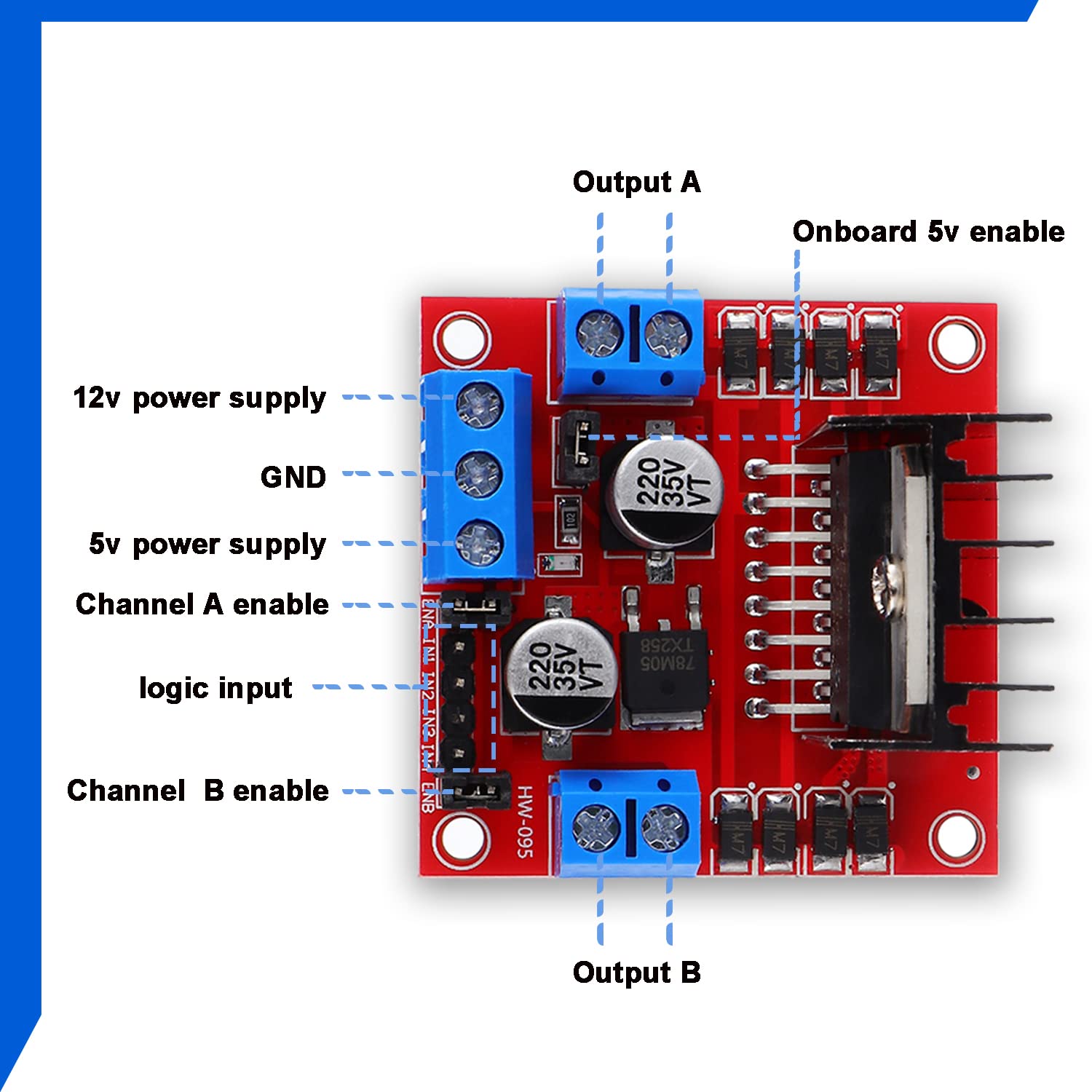 L298N Motor Drive Controller B - L298N Module ulasan dan harga