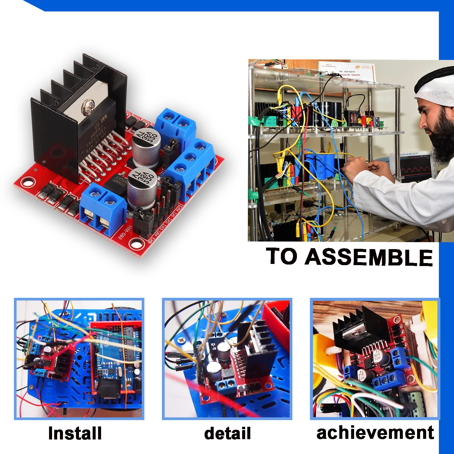 L298N Motor Drive Controller B - L298N Module ulasan dan harga