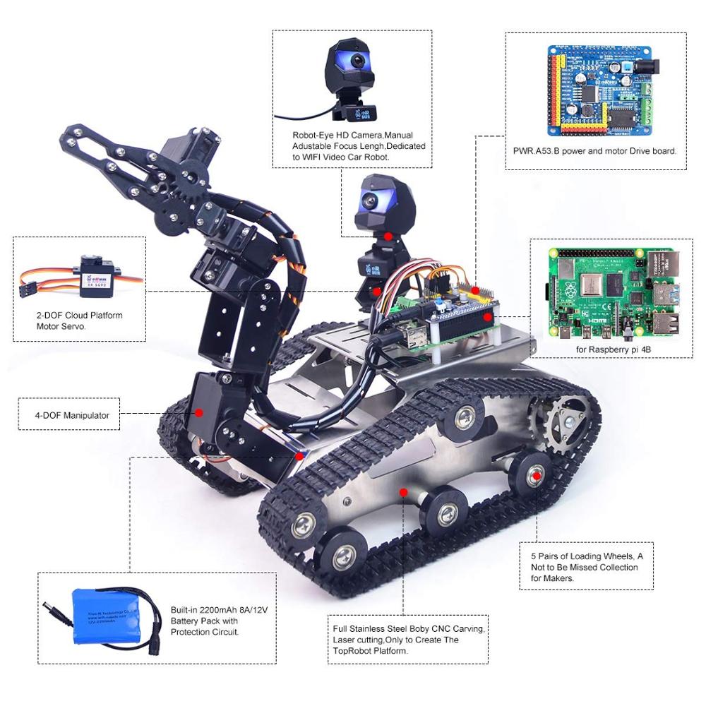 Smart Robot Car Kit for Raspbe - Robot Bluetooth Car ulasan dan harga