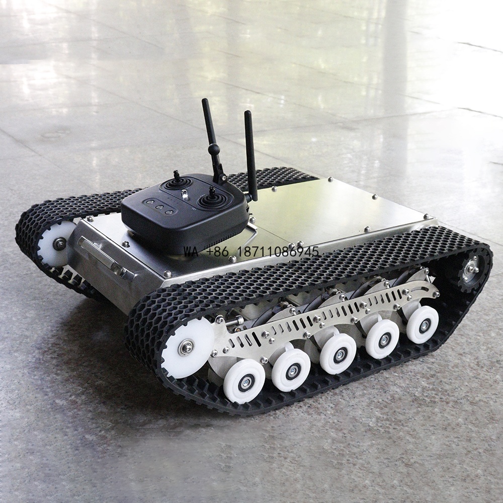 Rubber Track Robot Chassis Pla - Robot Chassis ulasan dan harga