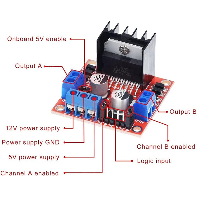 L298N driver board module L298 - L298N Module ulasan dan harga