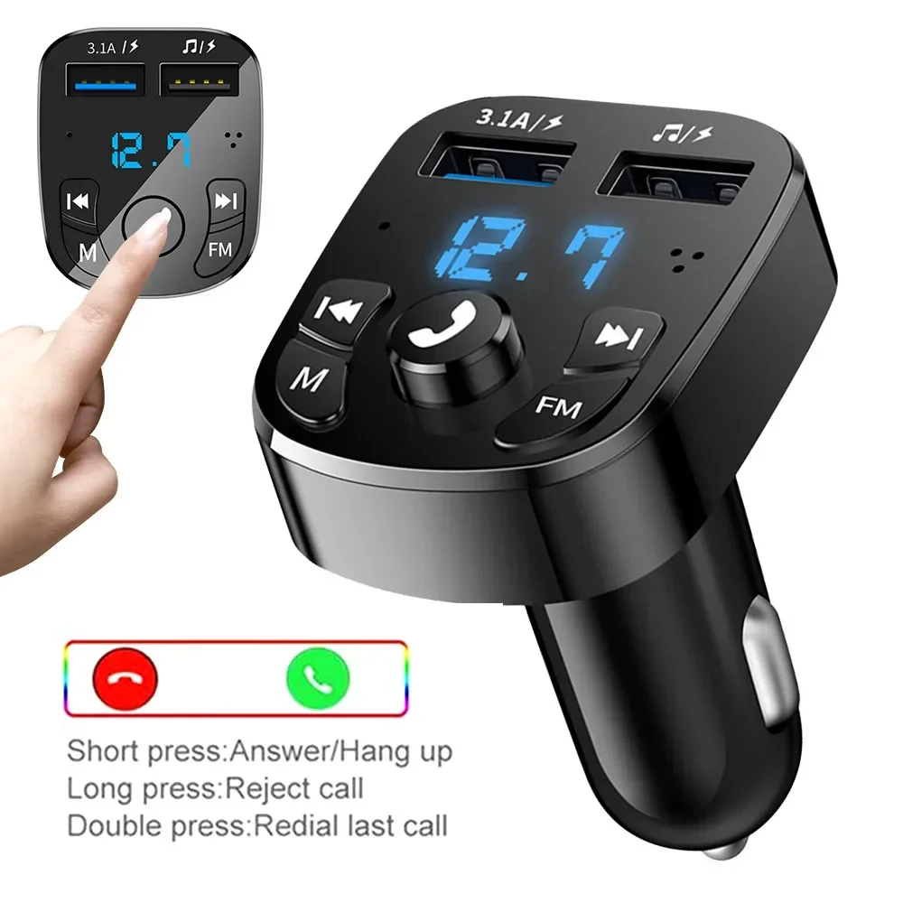 Car Handsfree Bluetooth5.0 FM  - Robot Bluetooth Car ulasan dan harga