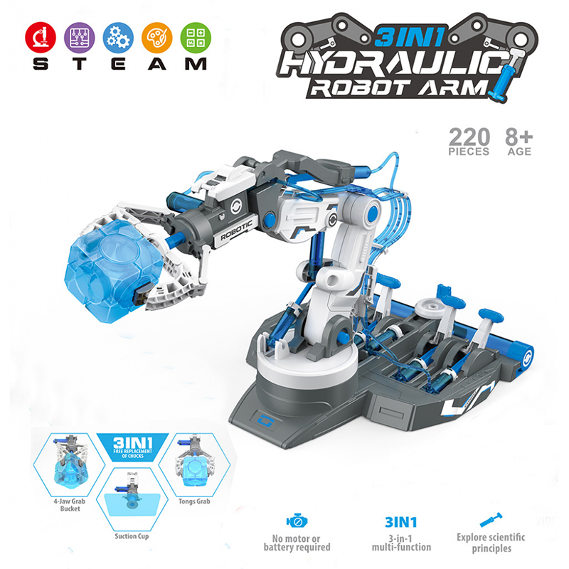 DIY Assembled Hydraulic Mechan - Robot Arm Metal ulasan dan harga