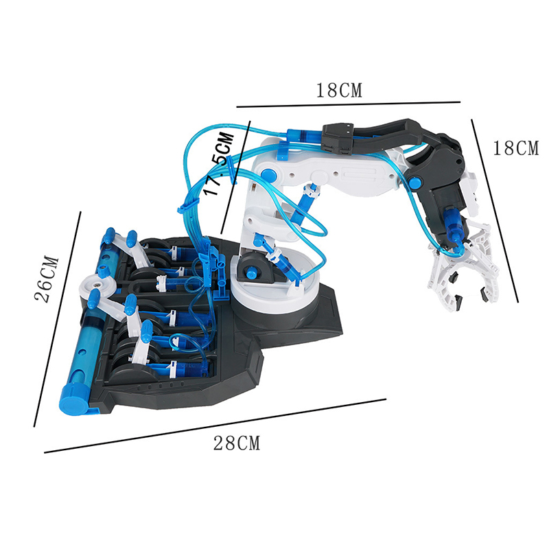 DIY Assembled Hydraulic Mechan - Robot Arm Metal ulasan dan harga