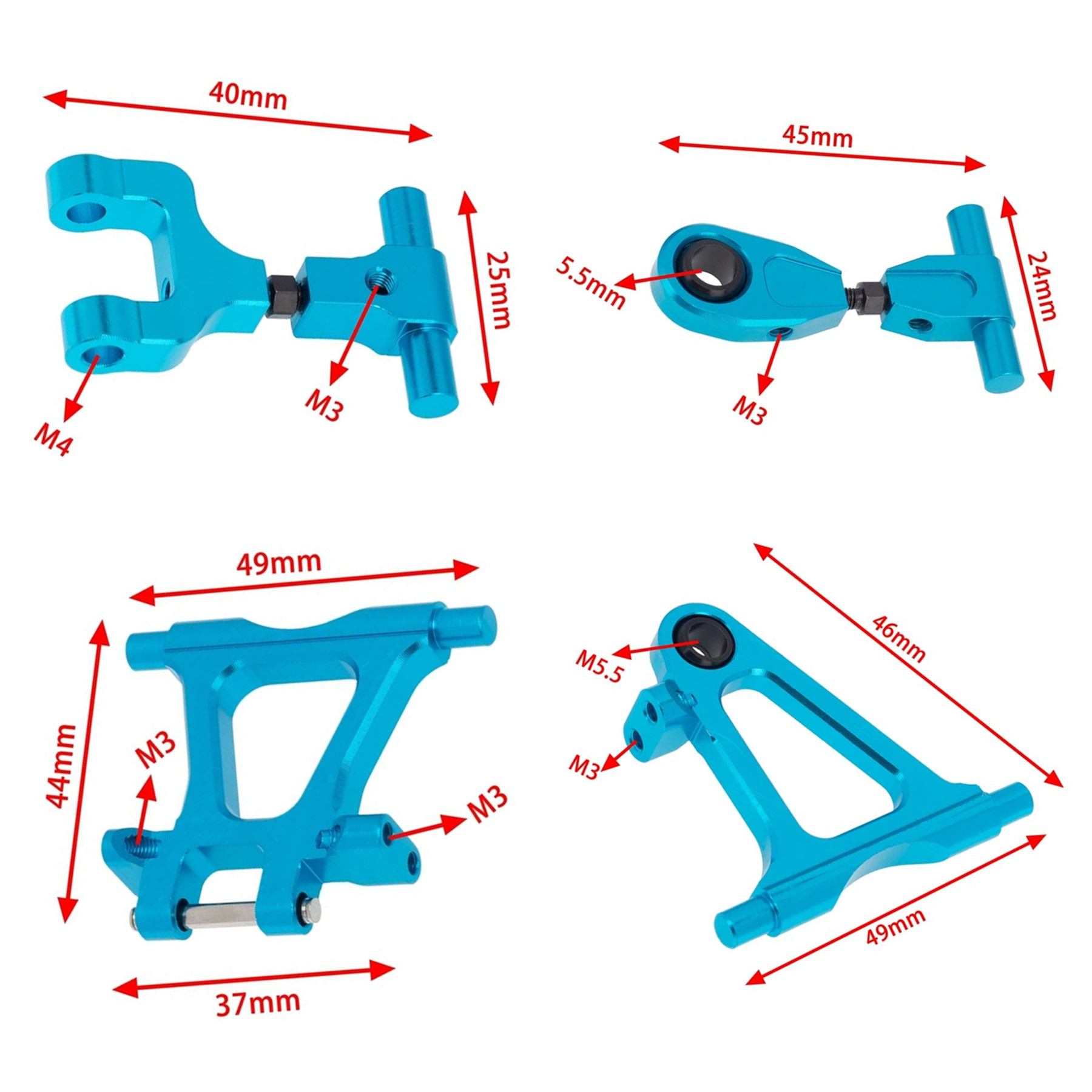 RC TT-02 Full Set Upgrade Part - Robot Car Kit ulasan dan harga