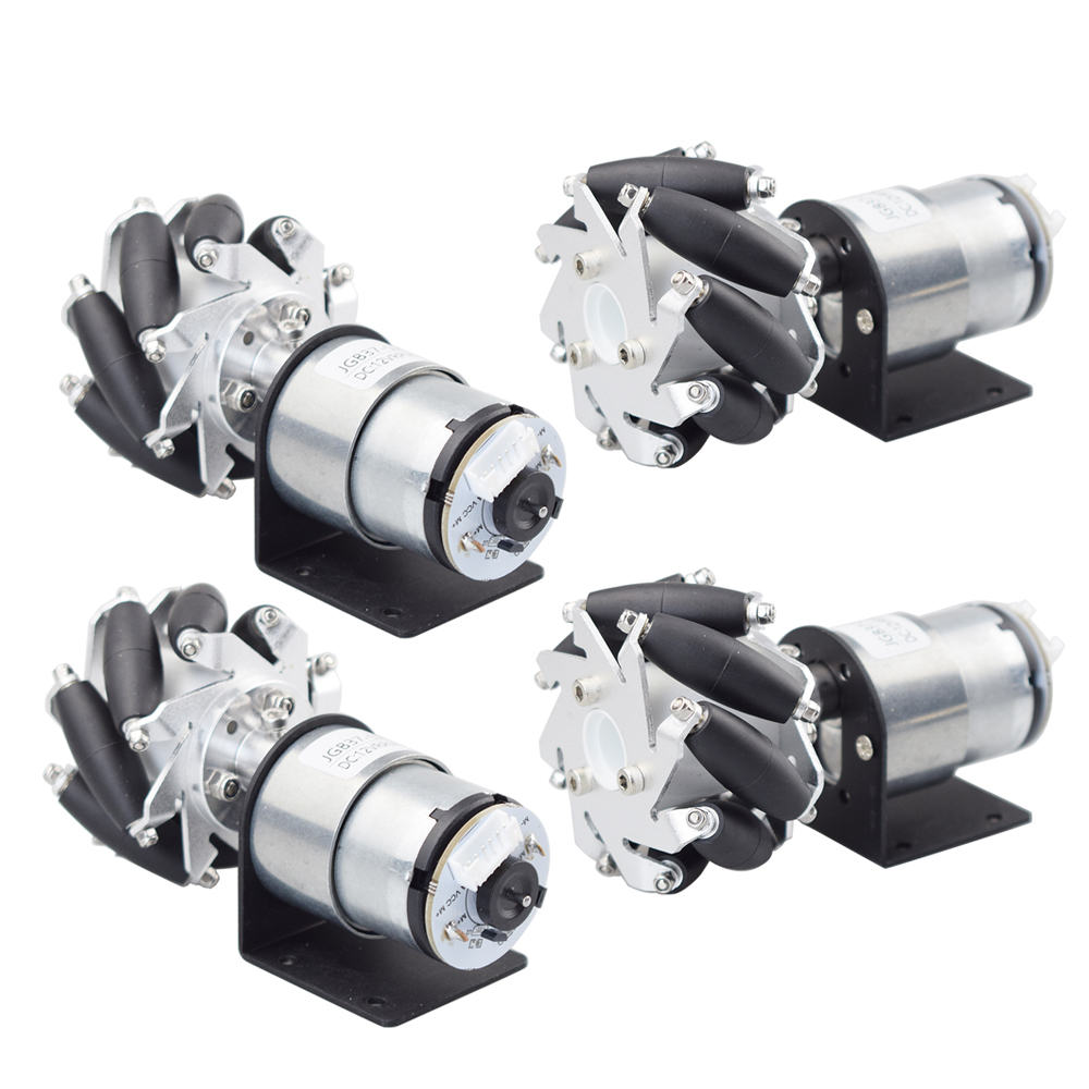 4pcs/set 10KG Load 60mm Metal  - Arduino Robot ulasan dan harga