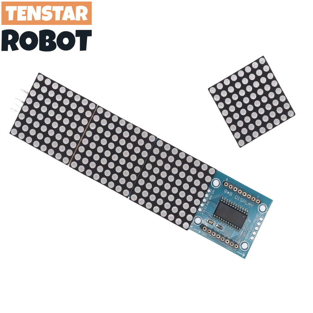 MAX7219 Dot Matrix Module Micr - Line Follower Robot ulasan dan harga