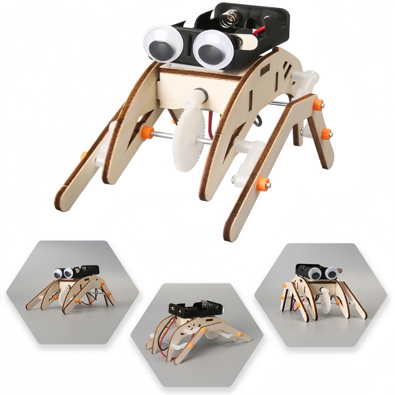 Diy Handmade Walking Spider Ro - Line Follower Robot ulasan dan harga