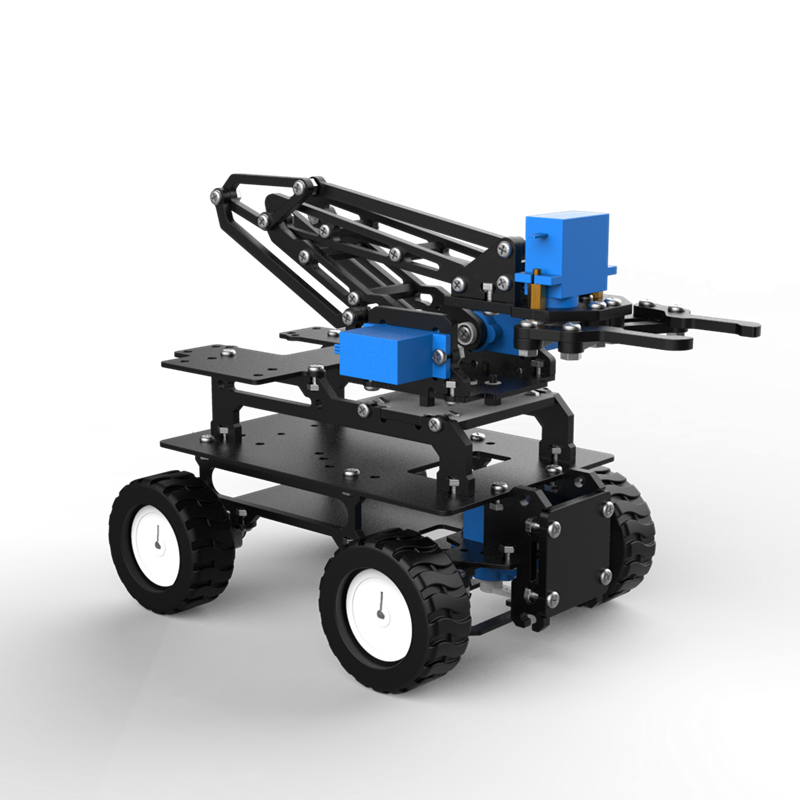 Acrylic 4WD Robot Car Motor Ac - Tracked Robot Chassis ulasan dan harga