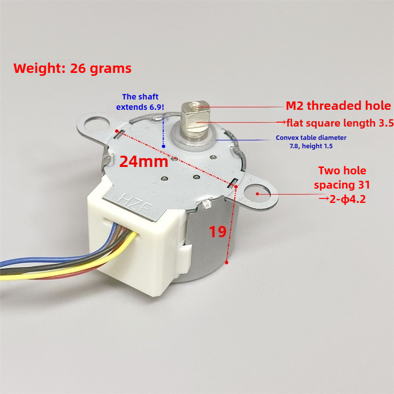 24BYJ48  DC 5V Stepper Motor D - Dc Motor ulasan dan harga