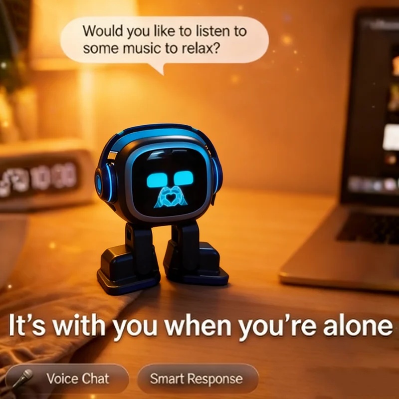New EMO AI Robot Interactive D - Ros Robot ulasan dan harga