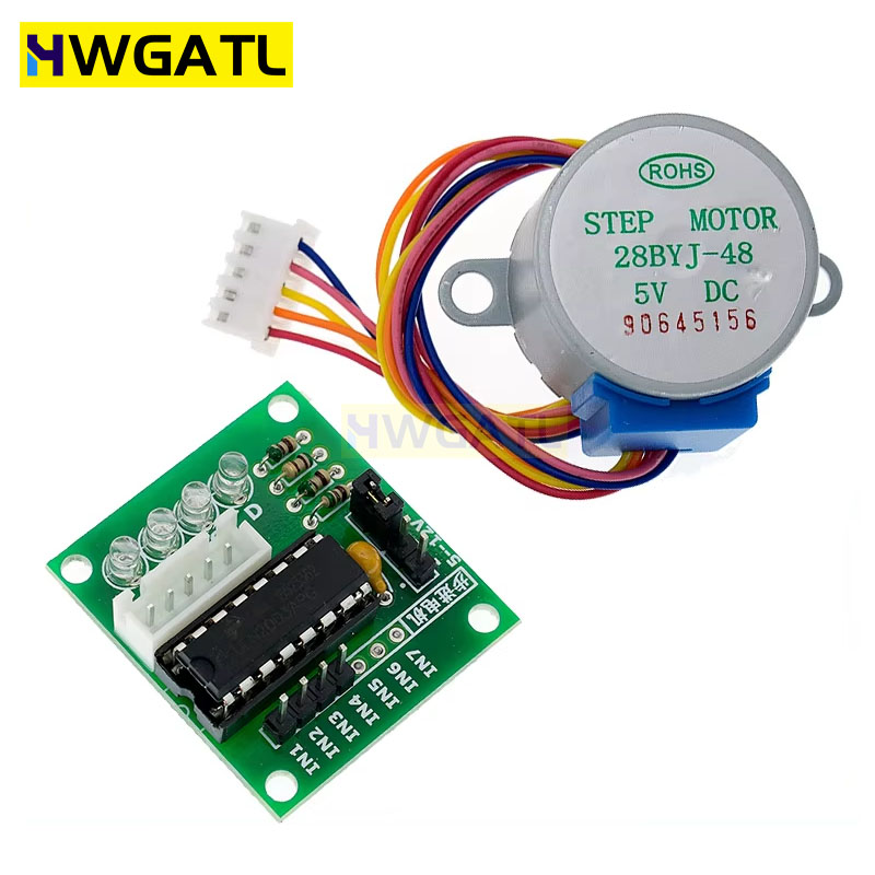 HWGATL 5V 4-Phase 28BYJ-48 DC  - Uln2003 Driver ulasan dan harga