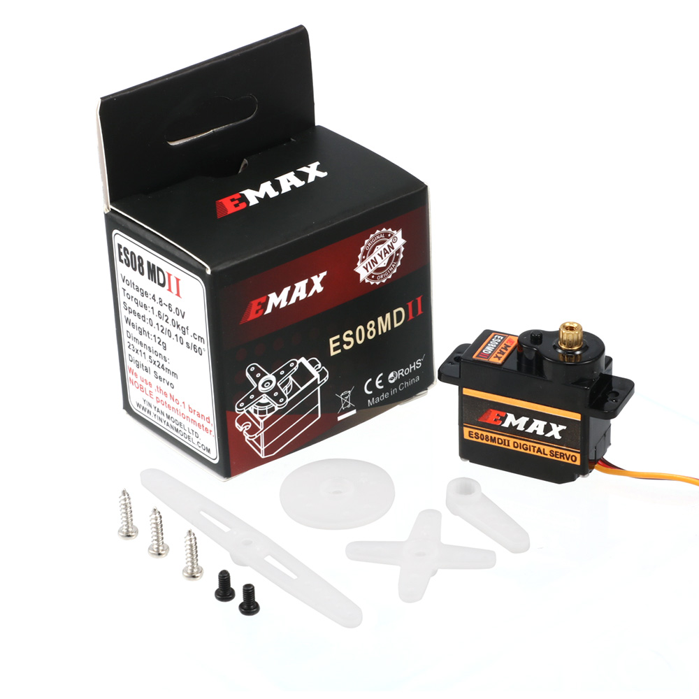 2/4/10pcs EMAX  ES08MD II Meta - Servo Sg90 ulasan dan harga
