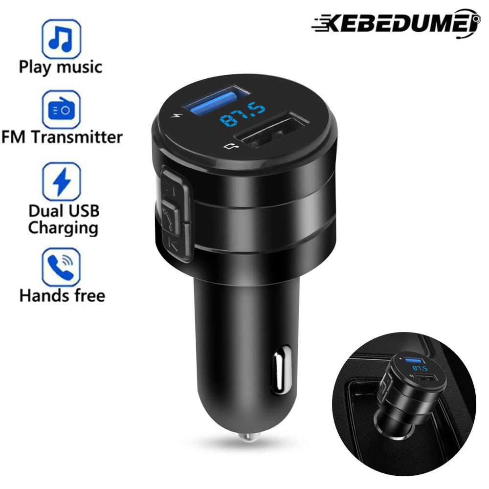 Bluetooth 4.2 FM Transmitter C - Robot Bluetooth Car ulasan dan harga