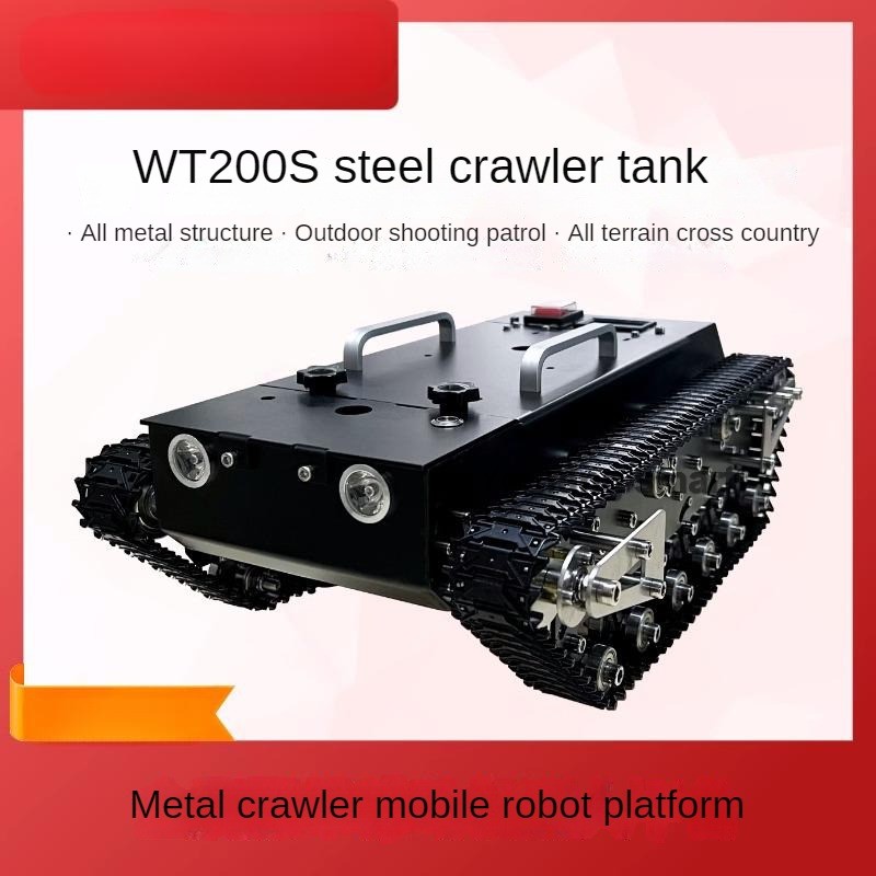 30kg Load RC Tank Chassis Meta - Tracked Robot Chassis ulasan dan harga