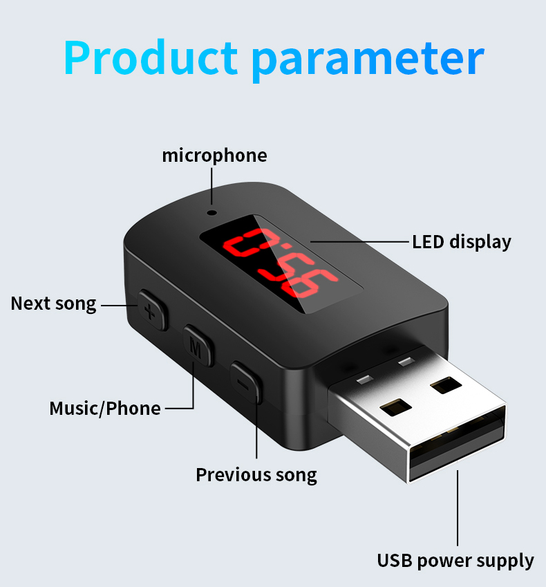 Bluetooth 5.4 Mini USB Receive - Robot Bluetooth Car ulasan dan harga
