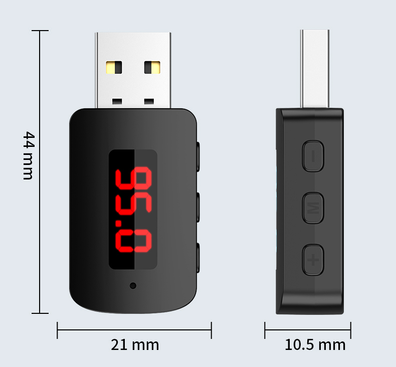 Bluetooth 5.4 Mini USB Receive - Robot Bluetooth Car ulasan dan harga