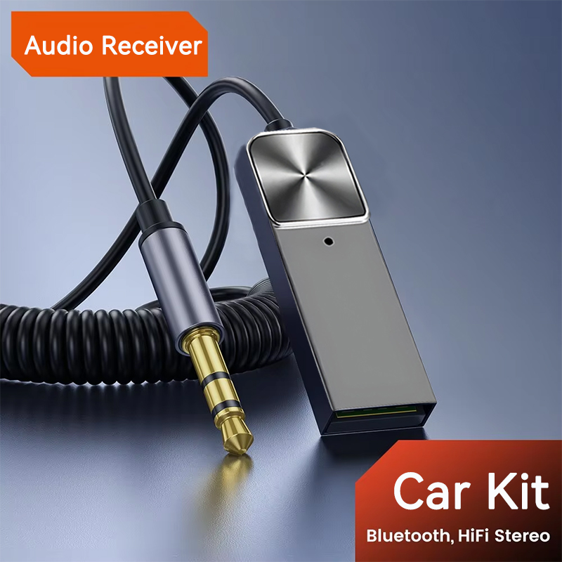 Bluetooth 5.5 Car Kit AUX Audi - Robot Bluetooth Car ulasan dan harga