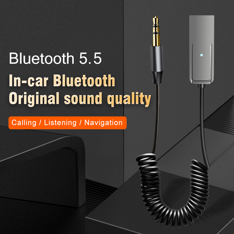 Bluetooth 5.5 Car Kit AUX Audi - Robot Bluetooth Car ulasan dan harga