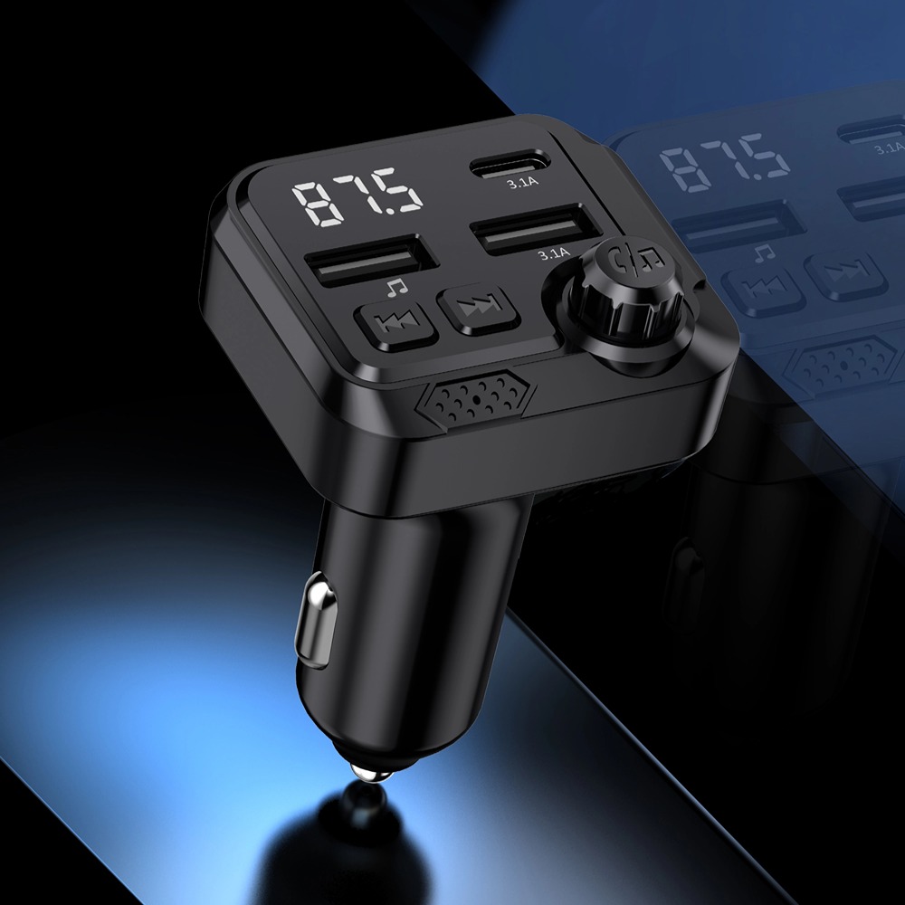 Bluetooth Car FM Transmitter H - Robot Bluetooth Car ulasan dan harga