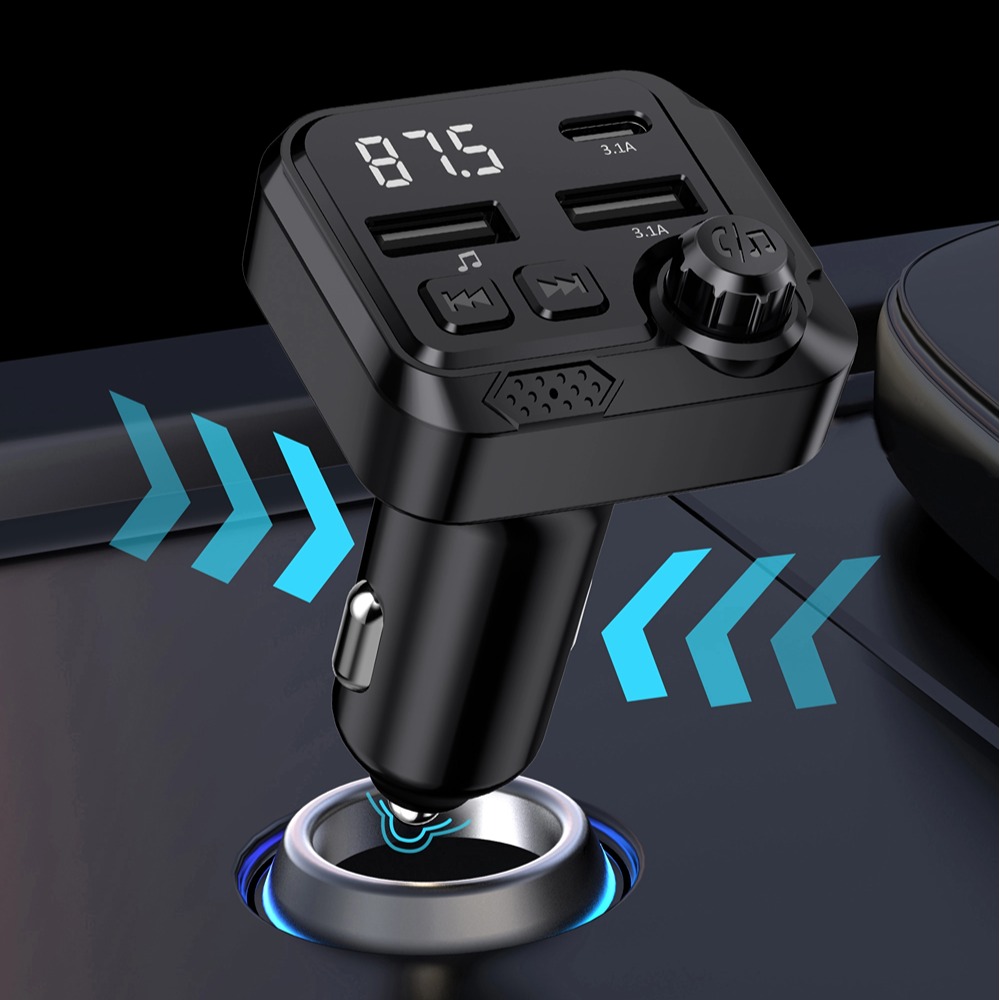 Bluetooth Car FM Transmitter H - Robot Bluetooth Car ulasan dan harga