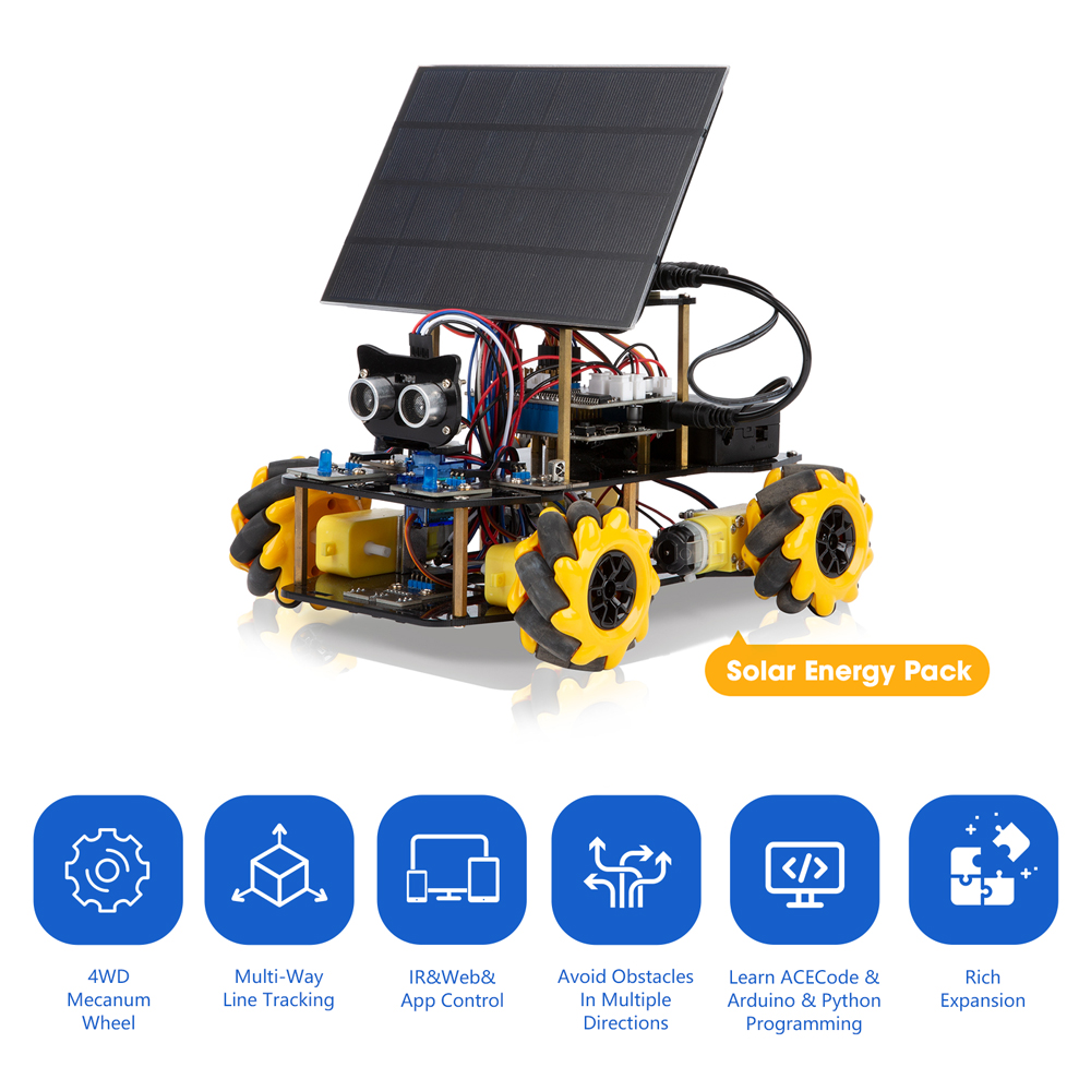 ACEBOTT Smart Robot Solar Ener - Microbit Robot ulasan dan harga