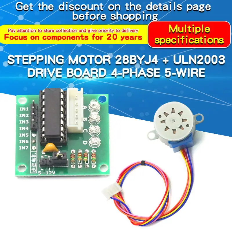 1PCS 28BYJ4 Stepper Motor ULN2 - Uln2003 Driver ulasan dan harga