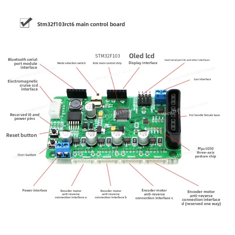 32-bit MCU Main Control Board  - Line Follower Robot ulasan dan harga