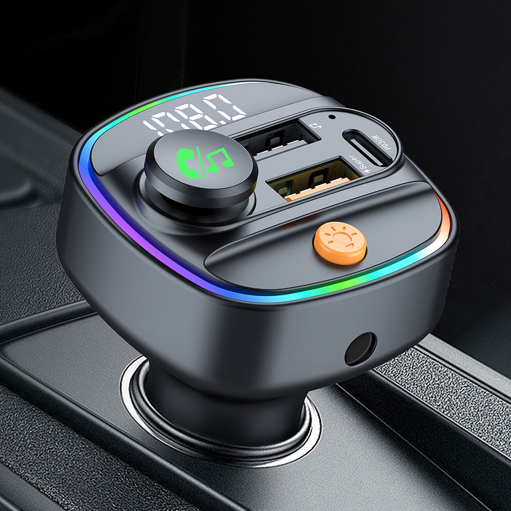 Bluetooth 5.4 FM Transmitter H - Robot Bluetooth Car ulasan dan harga