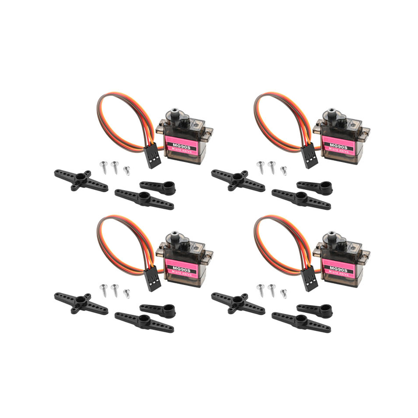 4pcs Micro Servo Metal Gear 90 - Arduino Robot ulasan dan harga
