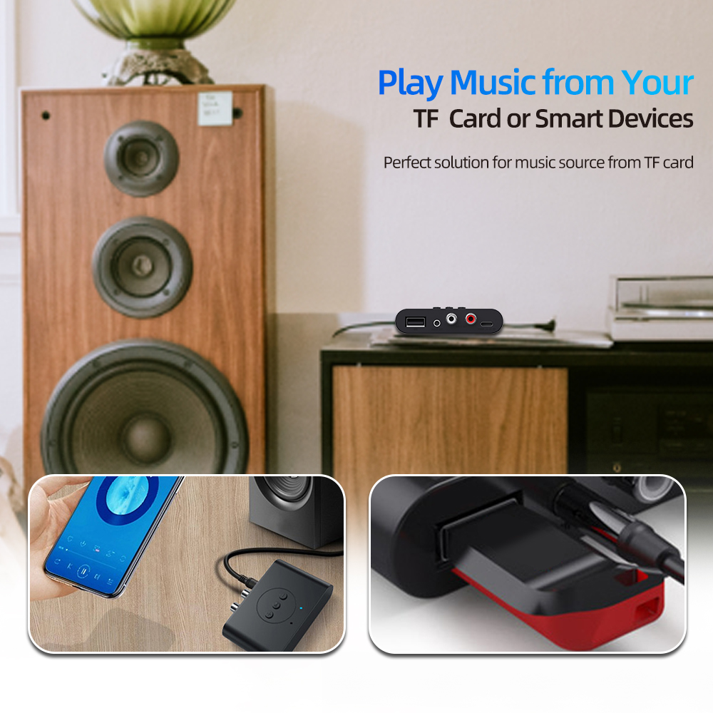 NFC Bluetooth 5.0 Audio Receiv - Robot Bluetooth Car ulasan dan harga