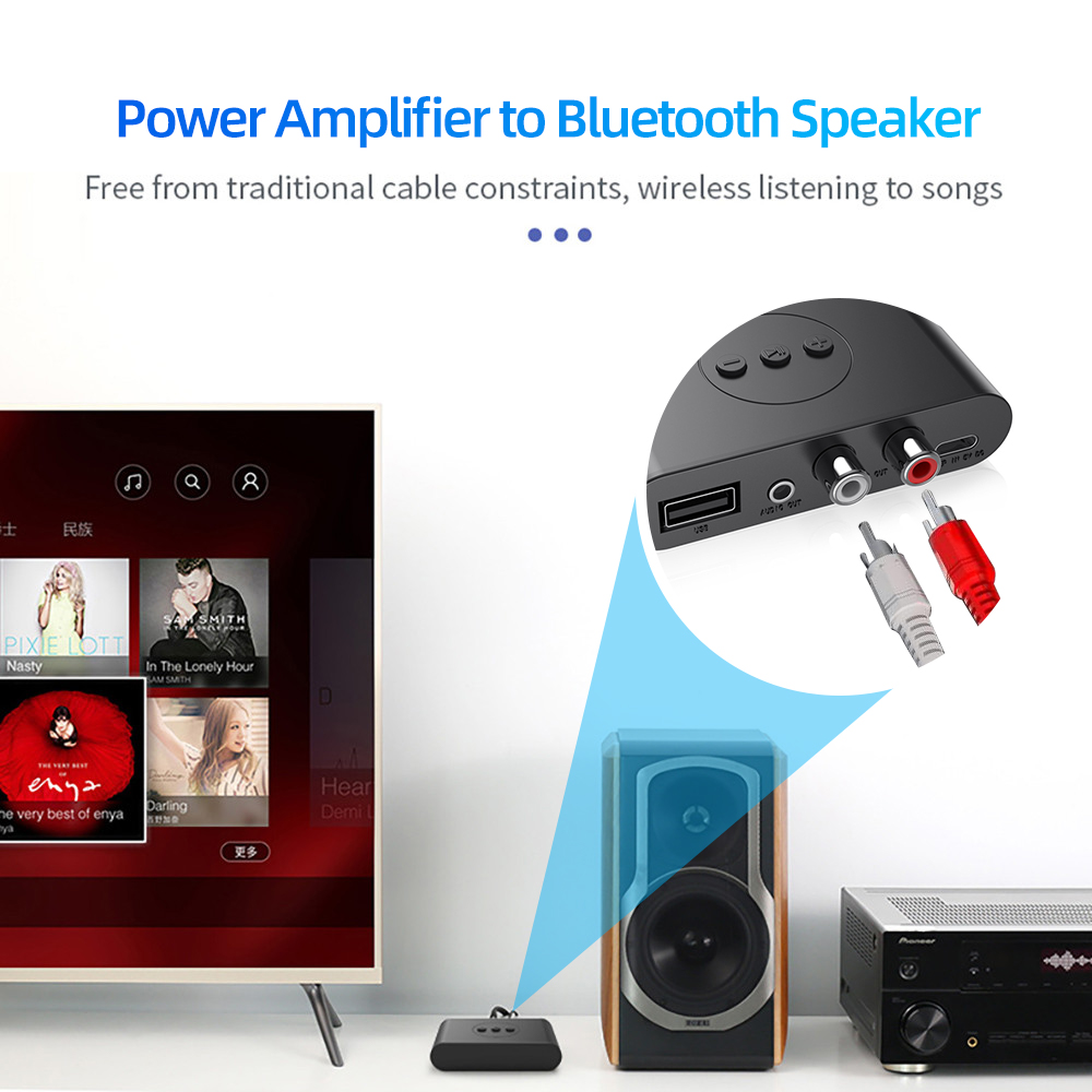 NFC Bluetooth 5.0 Audio Receiv - Robot Bluetooth Car ulasan dan harga