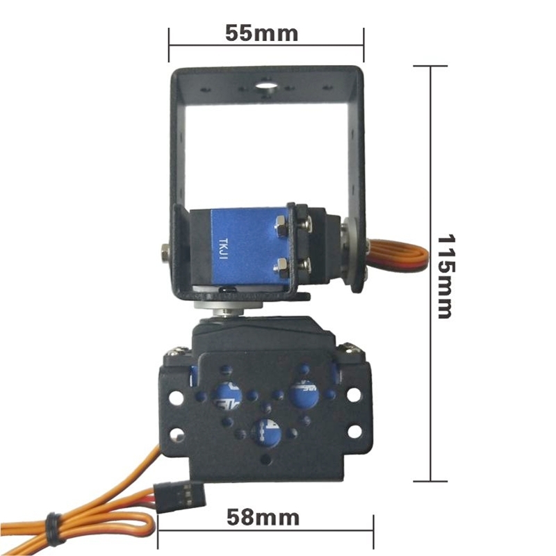 2 DOF Robotic Pan And Tilt Ser - Servo Pan Tilt ulasan dan harga