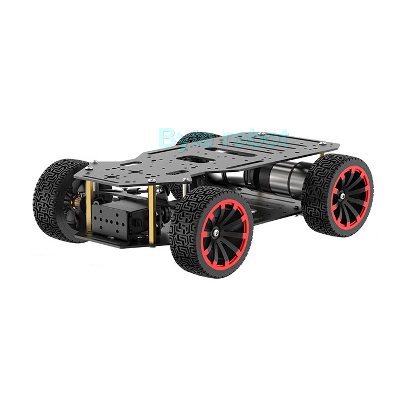 5KG Load 4WD Robot Car Metal A - Robot Chassis ulasan dan harga