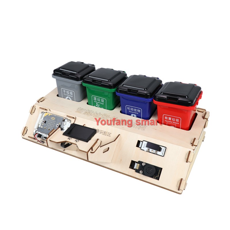 Waste Sorting Robot Kit AI Vis - Microbit ulasan dan harga